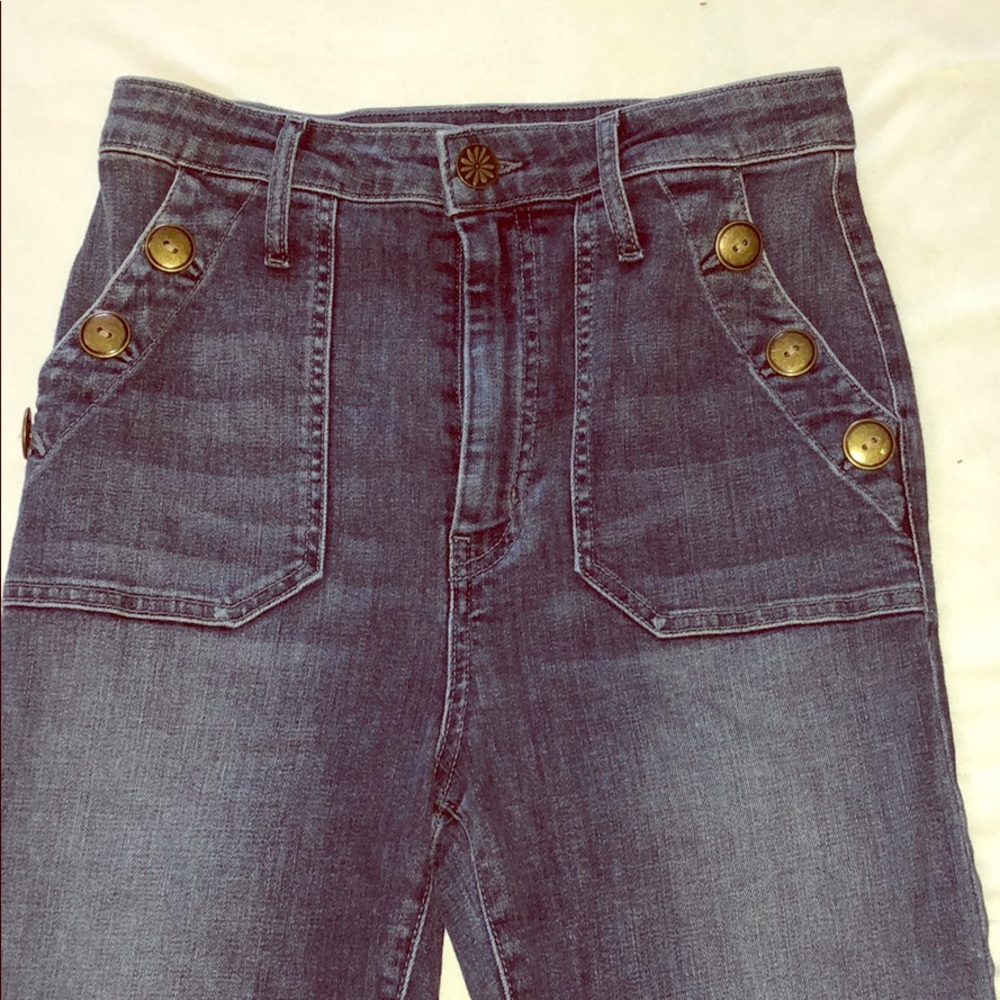 High waisted flares